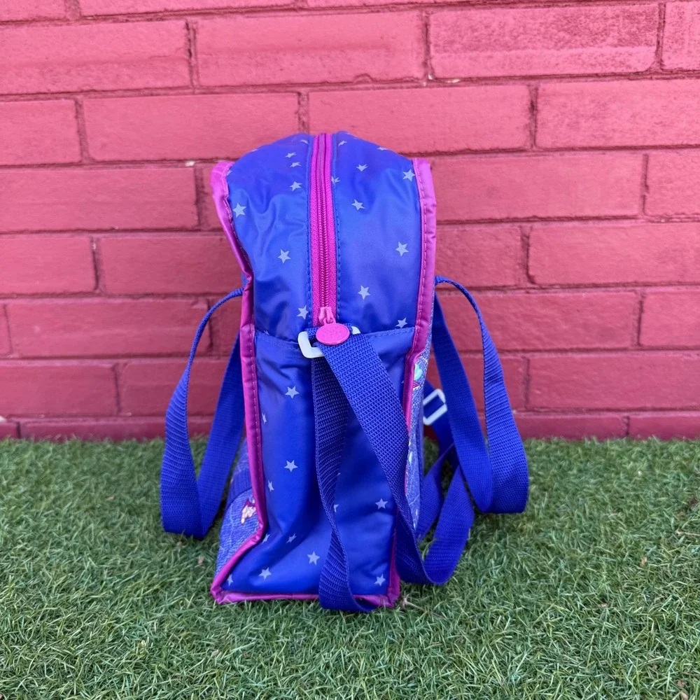 Vtg 90s Ross Similac Diaper Bag Blue Pink Teddy Bear Star Print Retro Kidcore